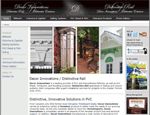 Tablet Screenshot of decorinnovations.ca